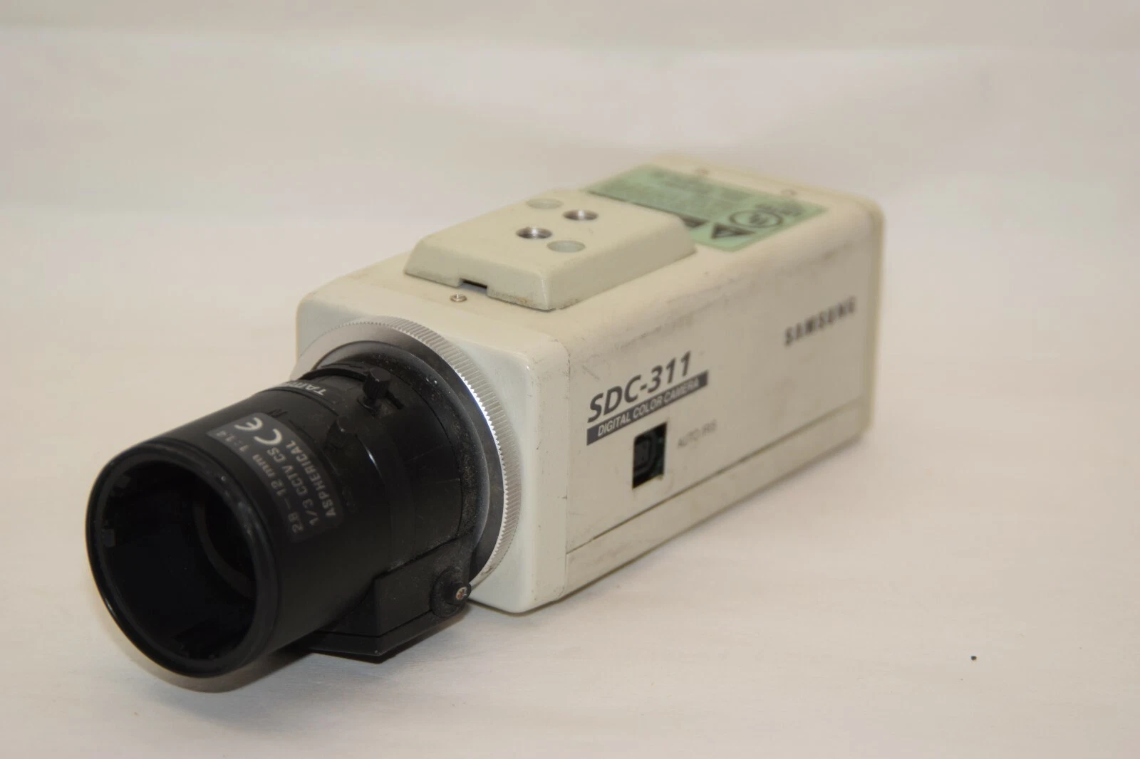Used SAMSUNG SDC-311 SDC-311NA Digital Color Security Camera W/Tamron 2.8-12mm Lens