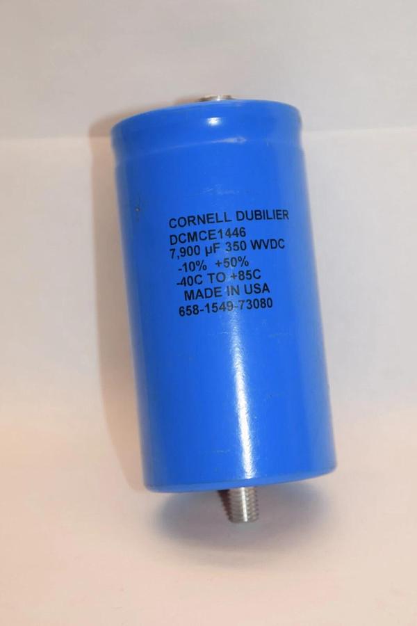 Used CORNELL DUBILIER DCMCE1446 658-1549-73080 7900uF 350Wvdc Capacitor
