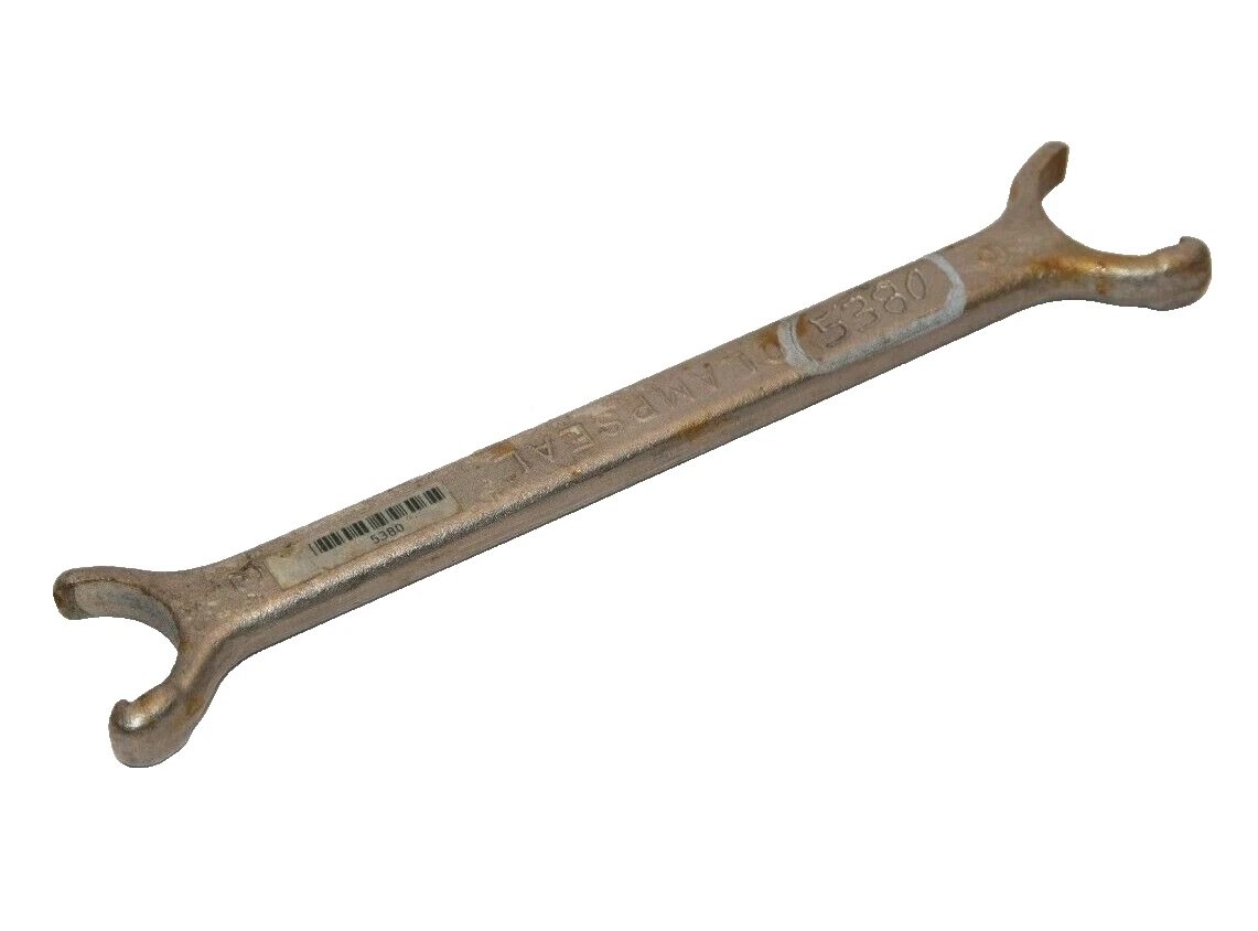 Used CLAMPSEAL No. 3 & No. 5 Packing Gland Hook Spanner Double Sided