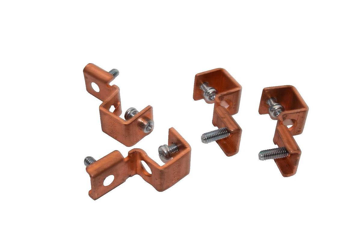 Used PMC 880-0890A , 8800890A Rev A Copper Offset Mechanical Lug (Lot of 4)