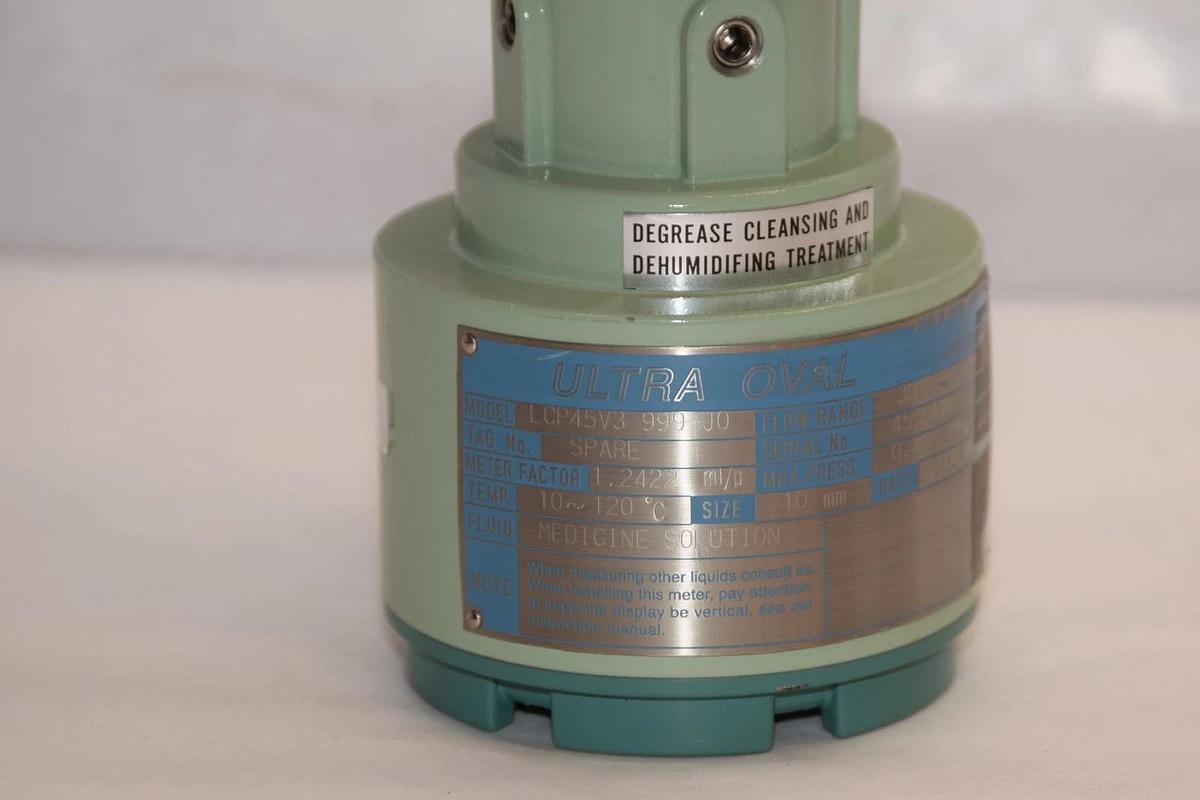 (NEW) ULTRA OVAL LCP45V3-999-J0 10mm 0.49MPa Stainless S/S Flow Meter