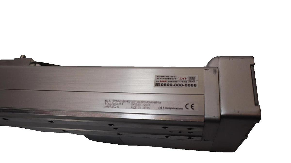 Used IAI Corporation RCP6-SA6R-WA-42P-20-600-P3-N-MR-NM 24Vdc Cylinder