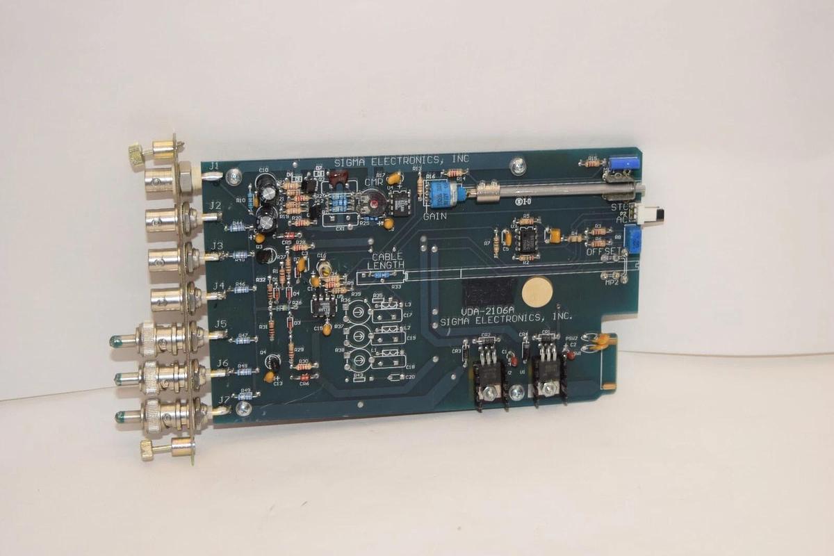 Used SIGMA ELECTRONCIS INC. VDA-2106A Video Distribution Amplifier Card