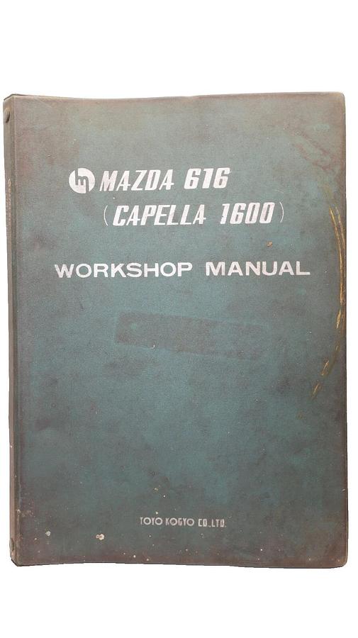 Used MAZDA 616 Capella 1600 Sedan Coupe Workshop Manual