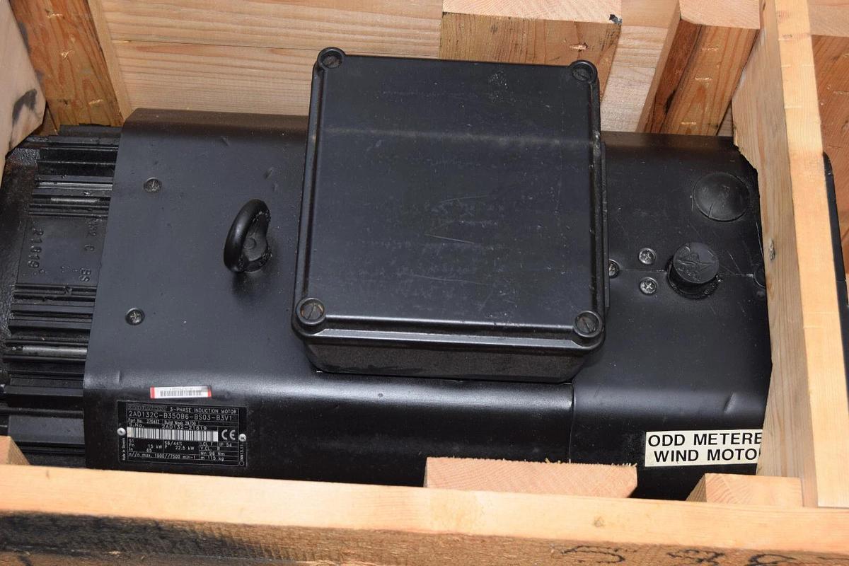 Indramat Rexroth Induction Motor 2AD132C-B350B6-BS03-B3V1 15kW 3ph (Refurb)