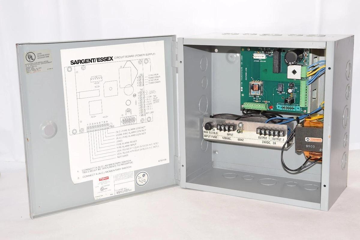 HOFFMANN A-HE12X12X6 Enclosure SARGENT 3530 Series Power Supply Timer Board NEW