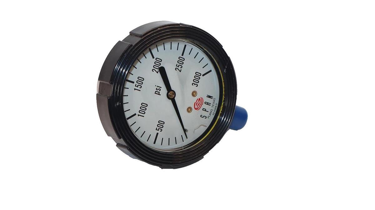 Span 02-0359-D 0-3000psi Pressure Gauge (New)