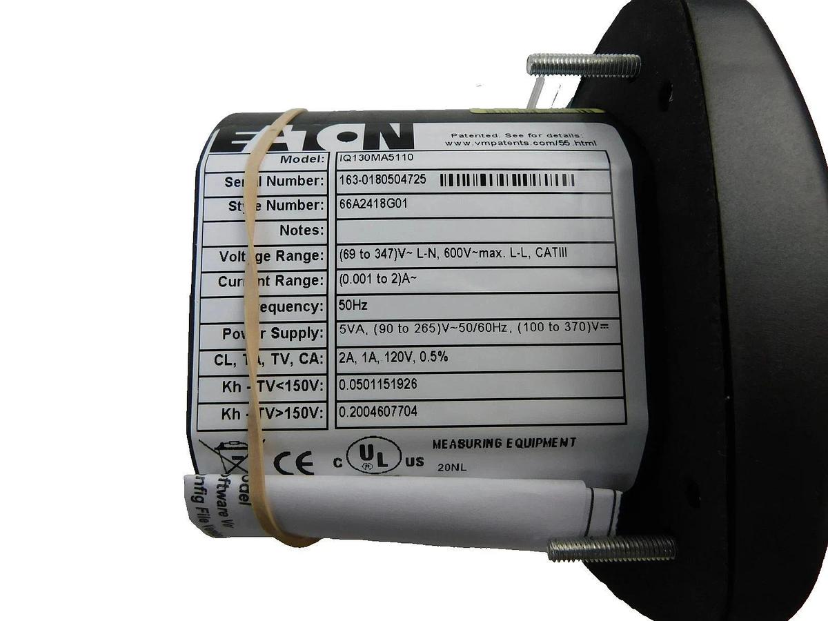 Eaton IQ130MA5110 Energy Meters IQ 130 Meter Electronic Display 90-265V (New)
