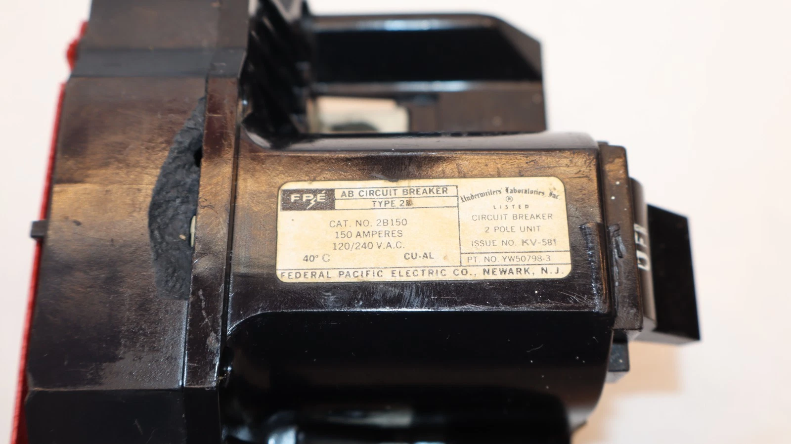 Used FPE 2B150 150A Amp 2 Pole Circuit Breaker