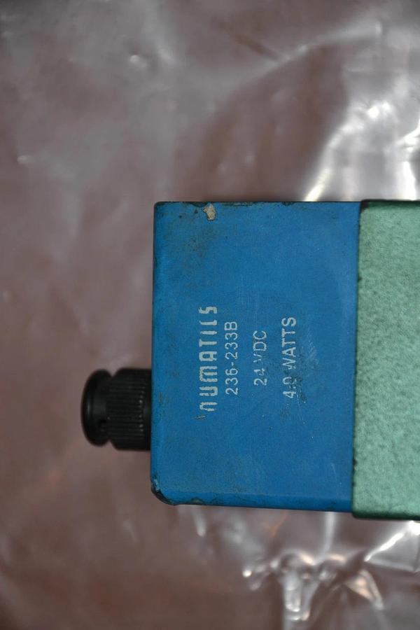 Used NUMATICS VALVE I12BA415M 150 PSI 28" VAC