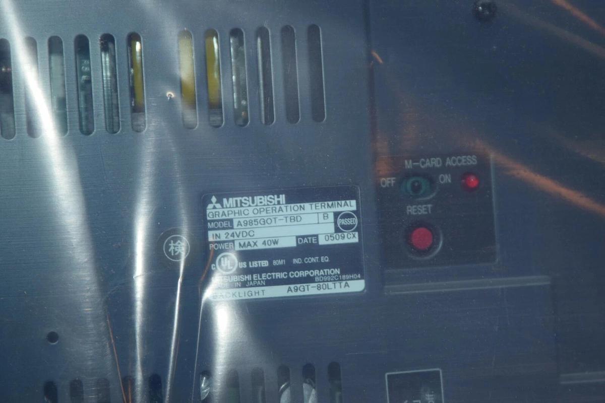 Mitsubishi Melsec 900 A985GOT-TBD  A985GOTTBD Touchscreen Operator Interface NEW