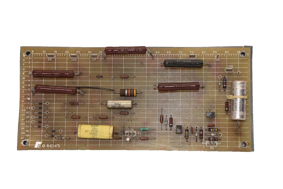 Used RELIANCE ELECTRIC 0-54349 , 608822 60A , 60882260A Phase Sequencer Circuit Board