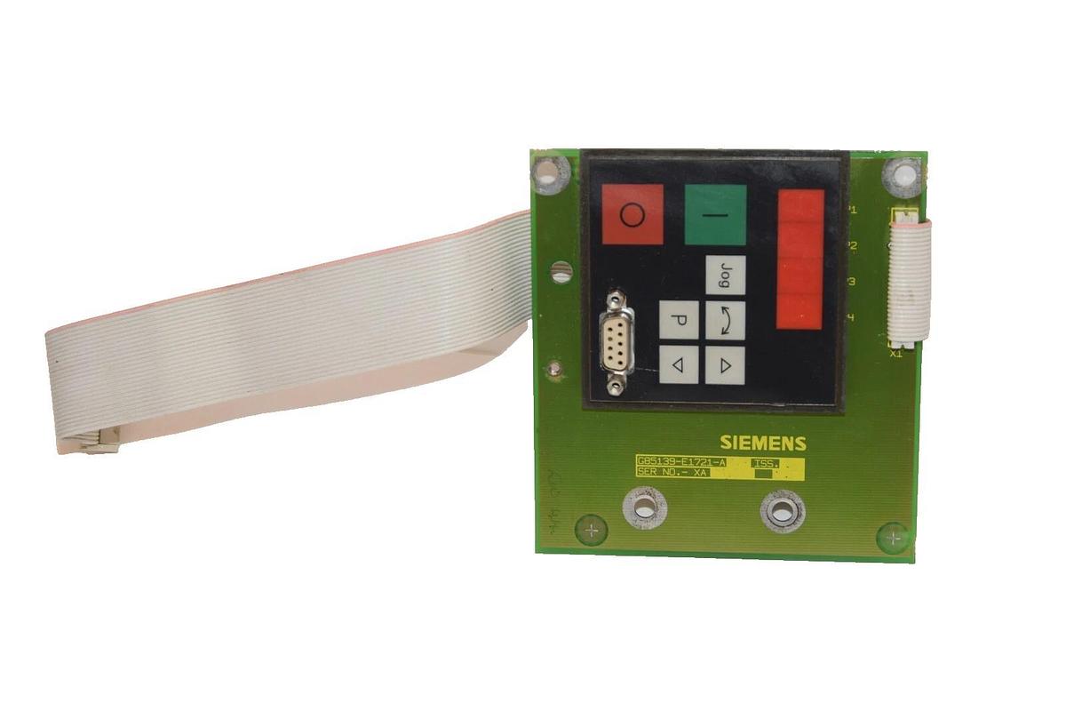 Used SIEMENS G85139-E1721-A Key pad card  G85139-E1721-A876 Keypad
