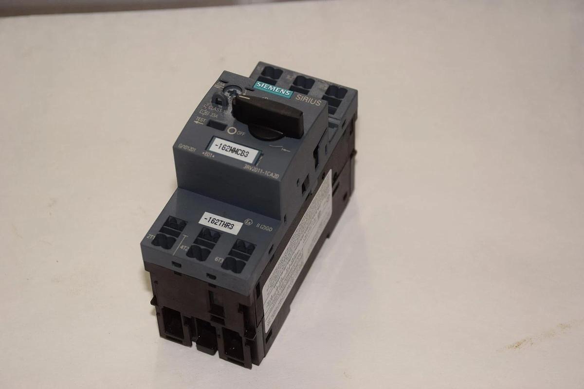 Used SIEMENS 3RV2011-1CA20 1,8-2,5A MOTOR PROTECTION CIRCUIT BREAKER