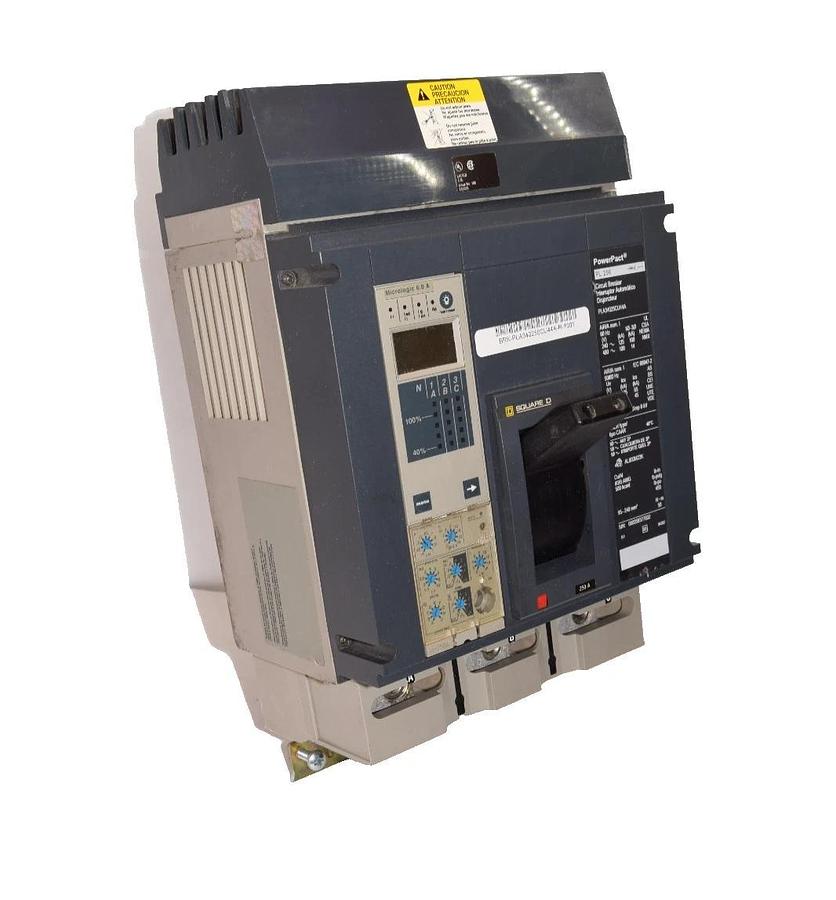 Refurbished Square D PowerPact 250A Circuit Breaker PL250 PLA34025CU44A PLA34025 250 Amp 3P