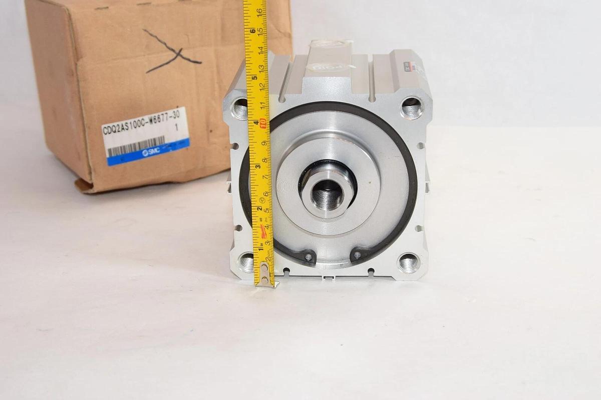 (NEW) SMC CDQ2AS100C-W6677-30 Double Acting Pneumatic Cylinder