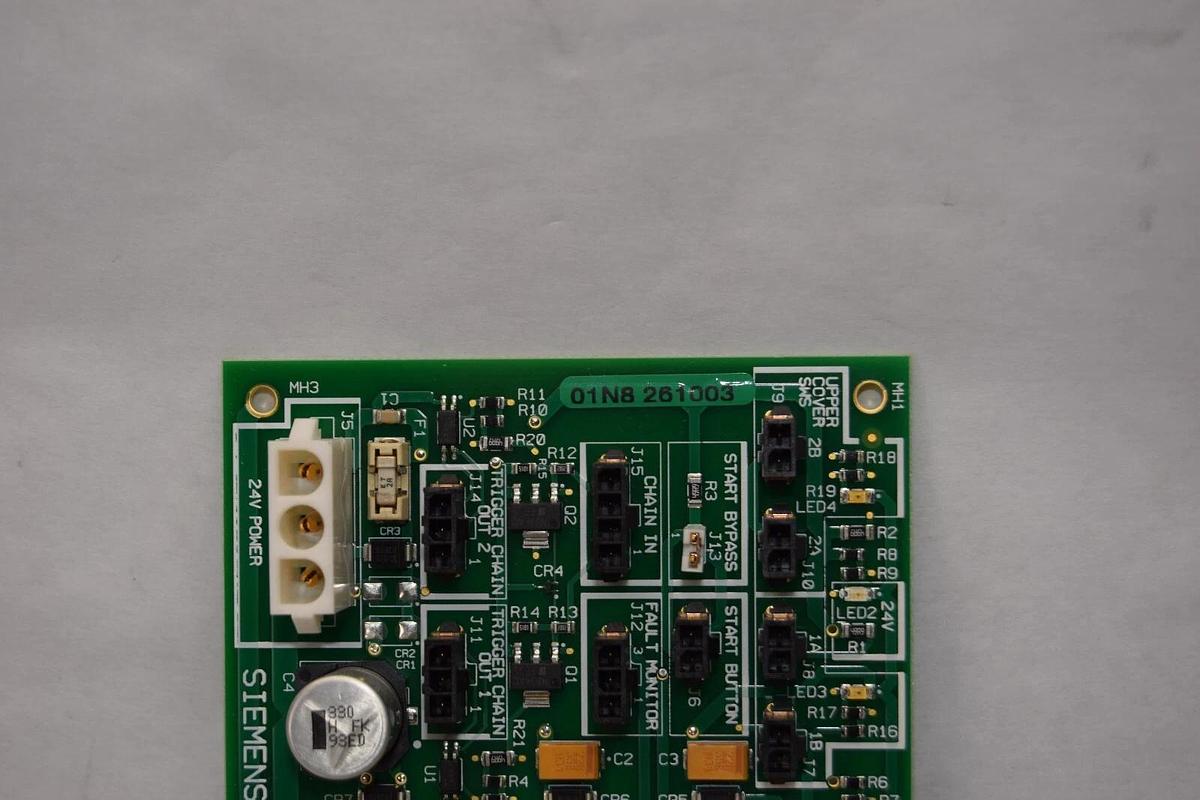 Used SIEMENS CV_11265389 E1 , E204460 Safety Interlock DC Board Card