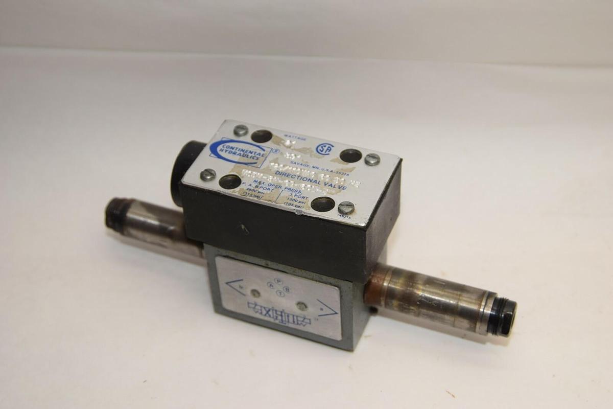 Used CONTINENTAL HYDRAULICS VS511-3F-GB-60L-J 21Watt Directional Valve *No Coils*