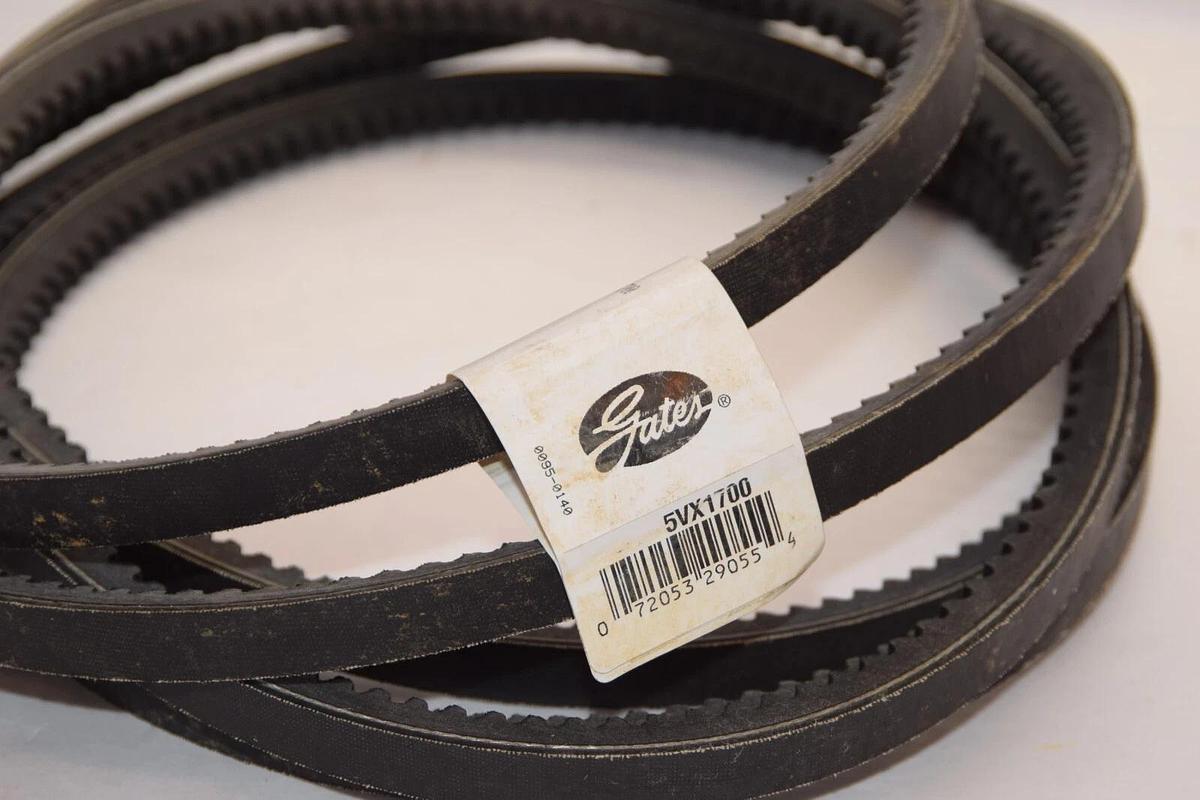 (NEW) GATES 5VX1700 , 9414-1700 , Super HC Cogged Belt