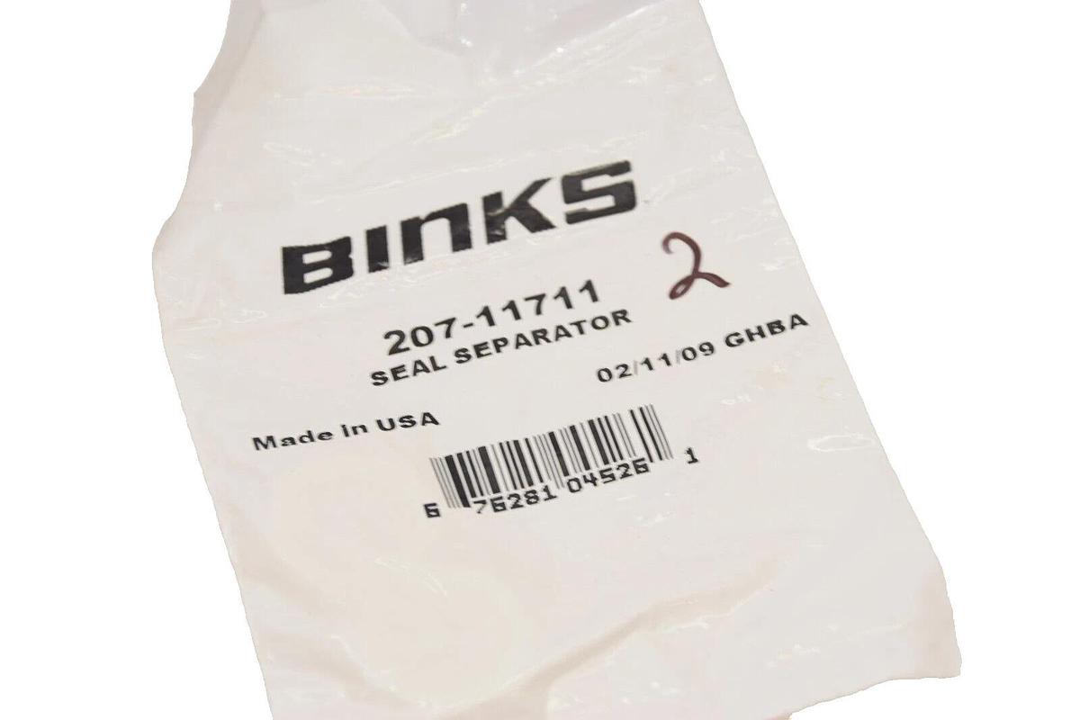 (NEW  - Pack of 2) BINKS 207-11711 , 20711711 Seal Separator