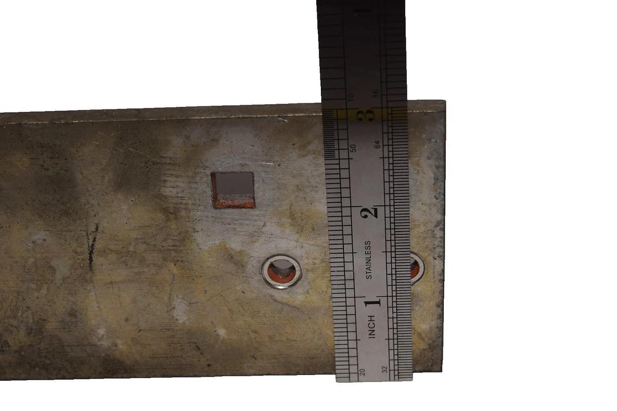 Used Buss Bar 10" x 3" x 1/4" Copper