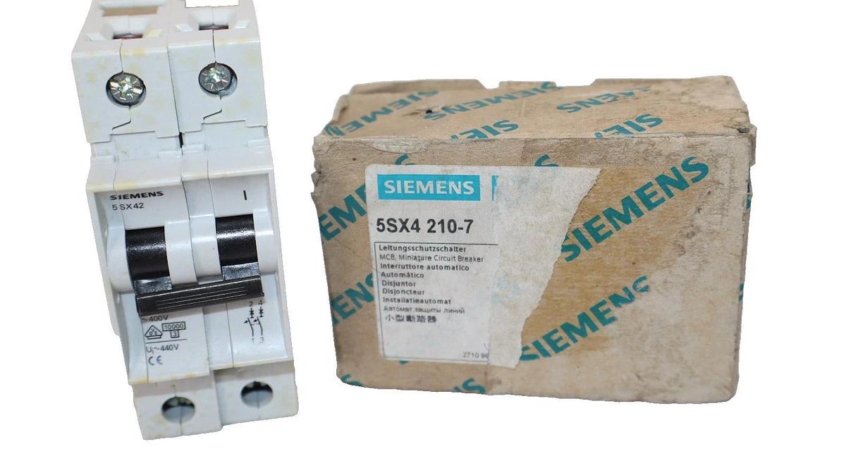 Siemesn 5SX4 210-7 , 5SX4210-7 Miniature Circuit Breaker (New)