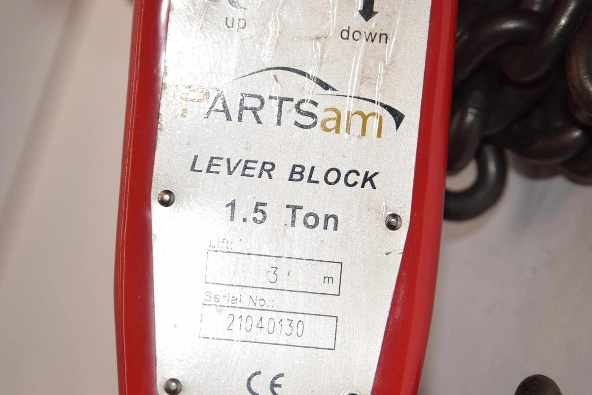 (NEW) PARTSAM 1.5 Ton 10ft Lift Lever Block