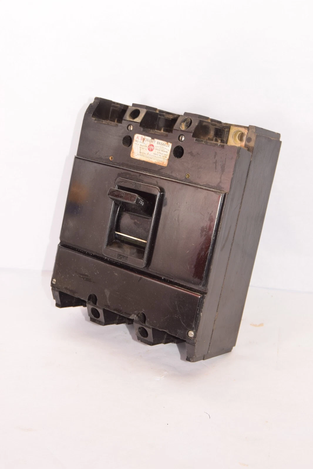 Used FEDERAL PACIFIC / FPE NJ622200 200A Amp 2P Breaker *Chip