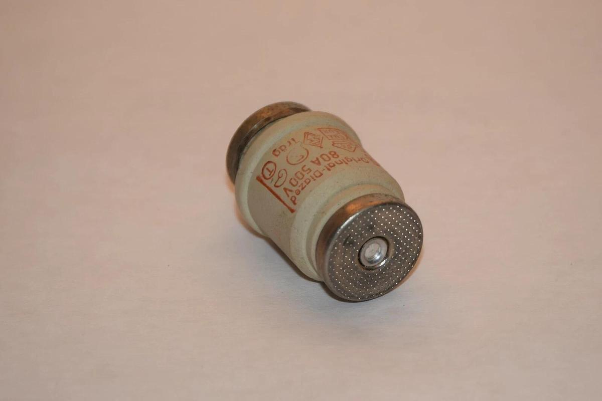(NEW - Lot of 6) ORIGINAL DIAZED 80A 80Amp 500V Trag Fuse