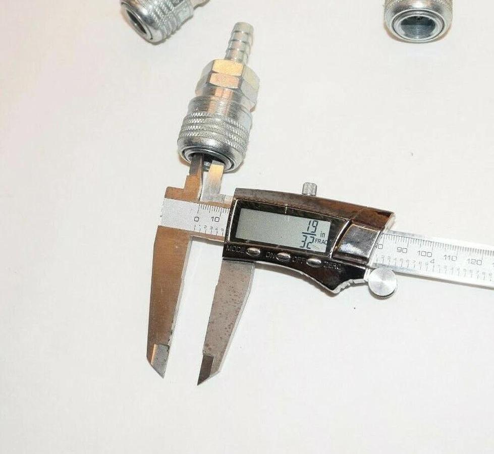 (NEW - LOT OF 3) DYNAQUIP D4 1/4"NPT Industrial Pneumatic Air Quick Disconnect