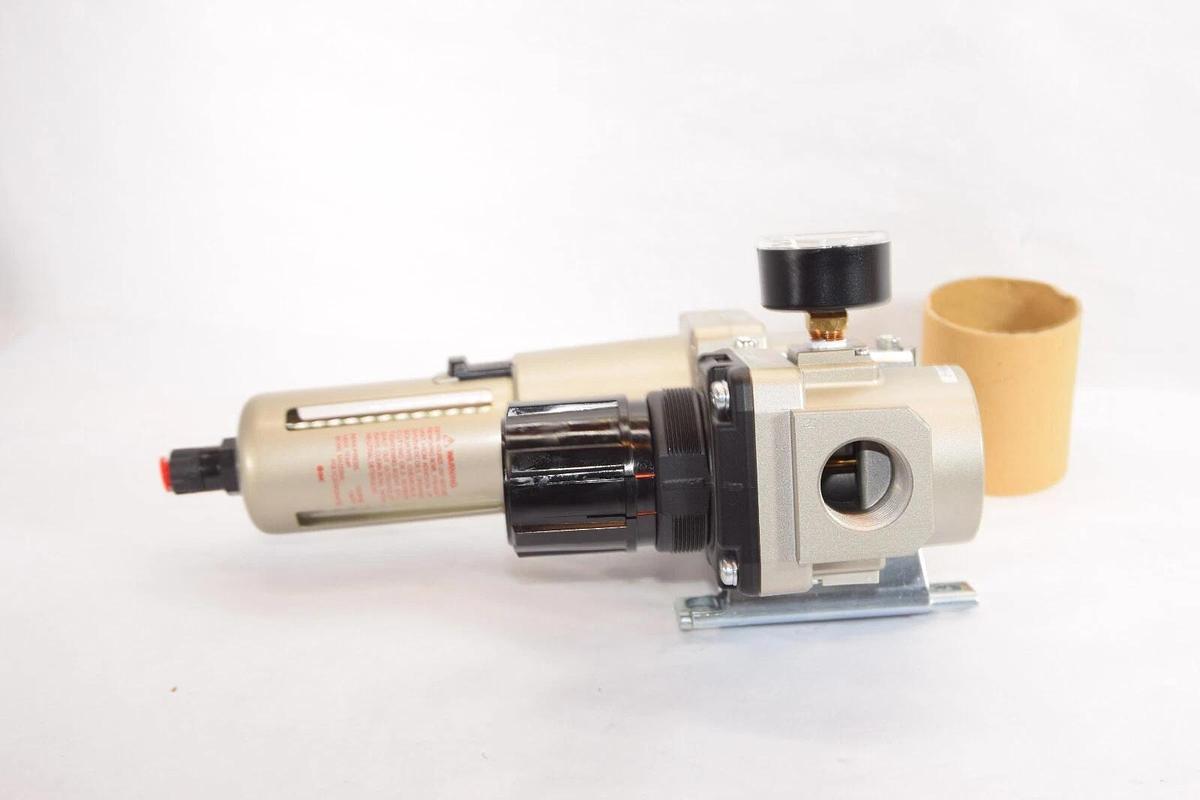 (NEW) SMC AF60-N10D-Z / AR60-N10-Z / AC60B-N10DG-Z Regulator Combo W/Gauge