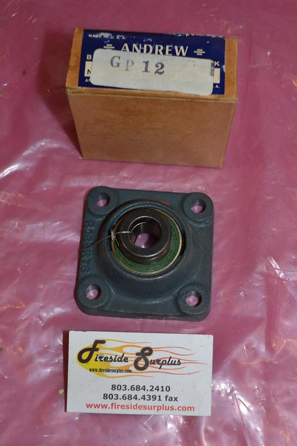 ANDREW BALL BEARING FLANGE GP12 GP 12 GP-12 NEW