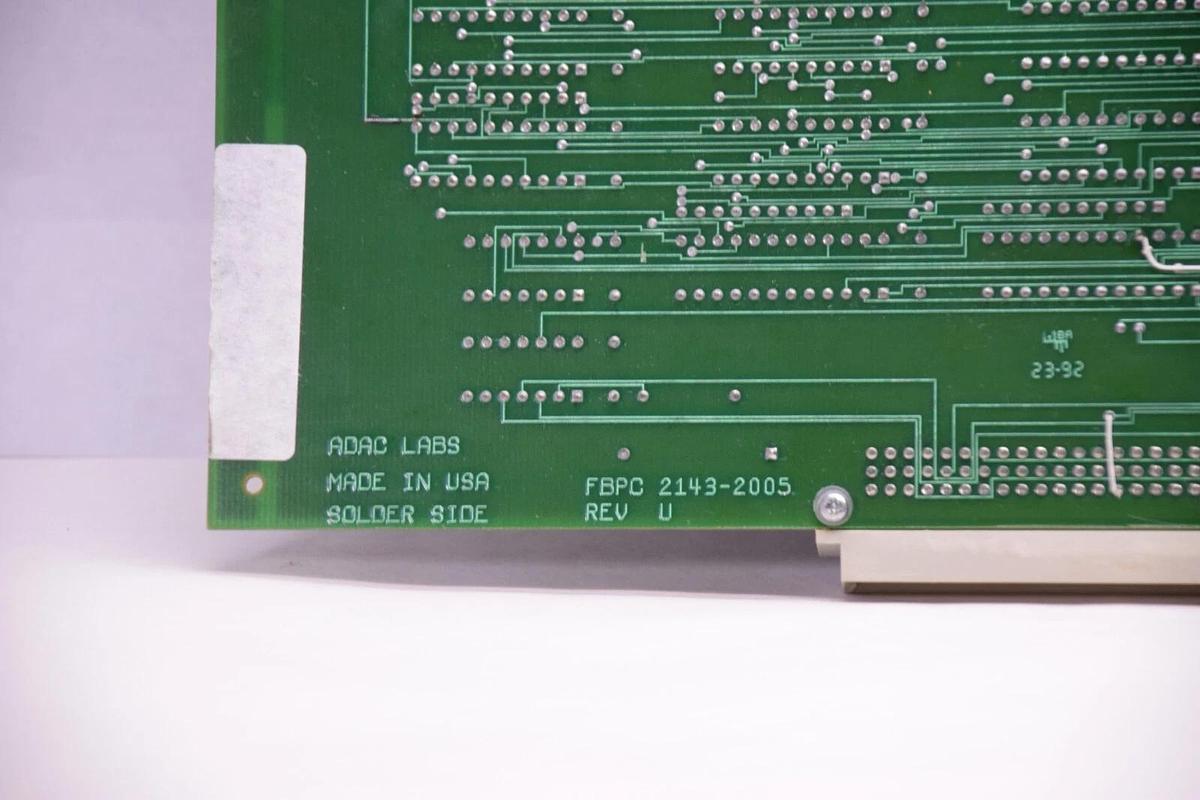 Used ADAC LABS 2143-5005 21435005 Rev U Image Memory PCBA Circuit Board Card