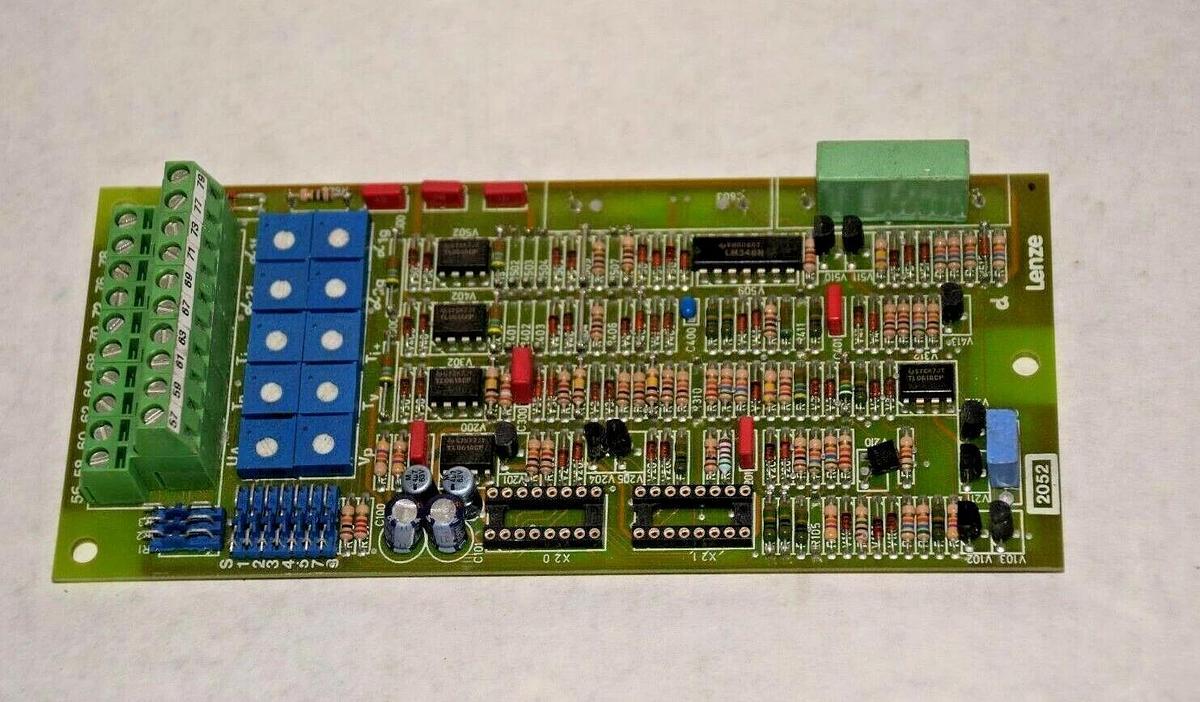 Used LENZE 2052 ANALOG BOARD CARD