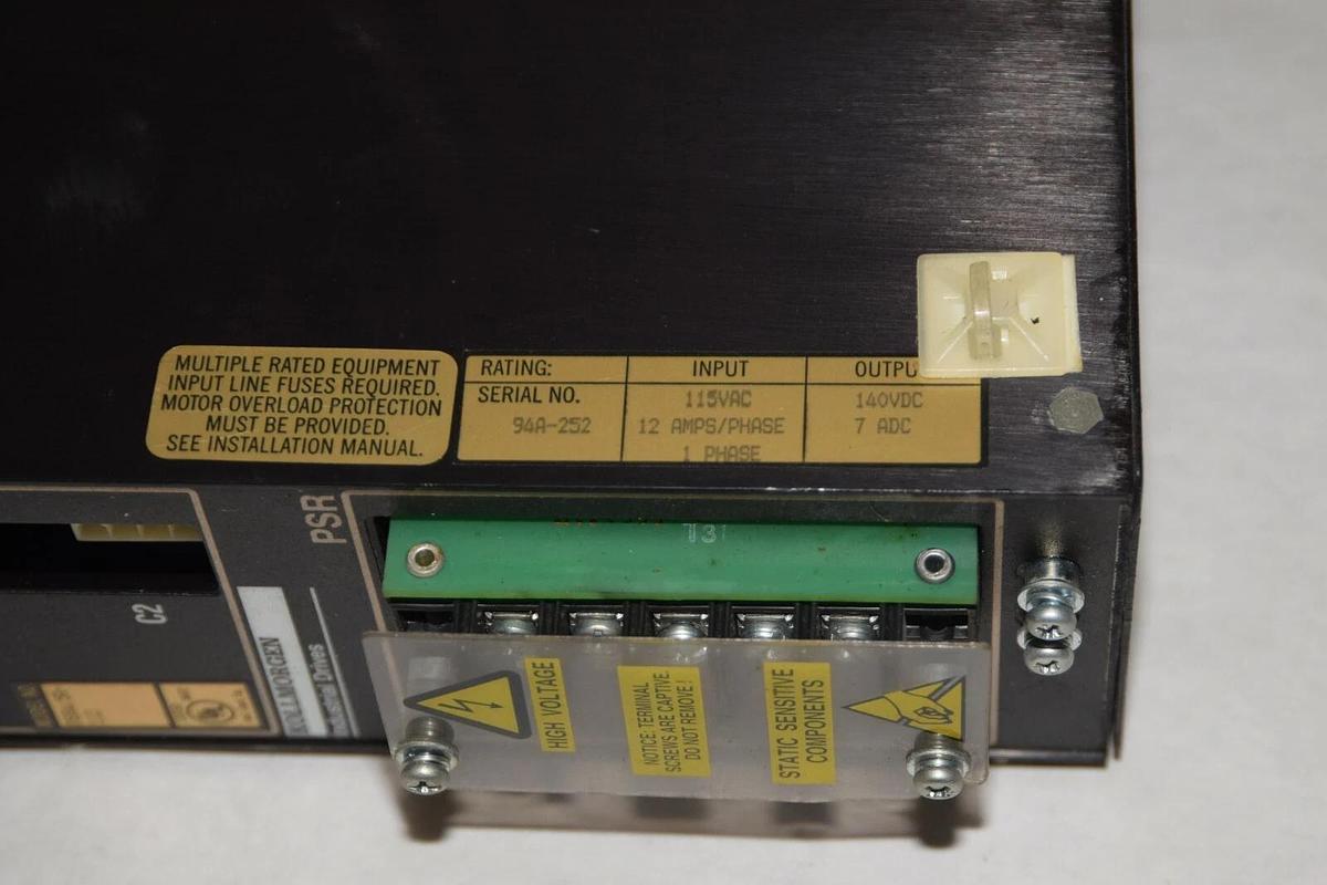 Used KOLLMORGEN PSR4/5A-112 Input 115Vac Output 140Vdc Power Supply