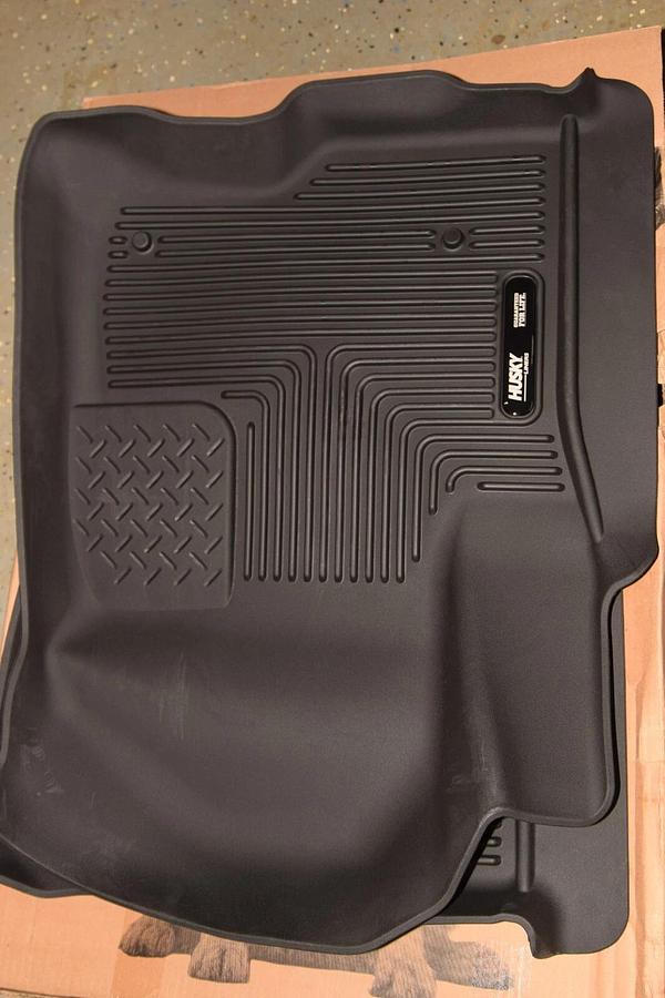 Husky 54101 X-act Contour Front Floor Liners Black  2019-2020 1500 2500 3500 NEW