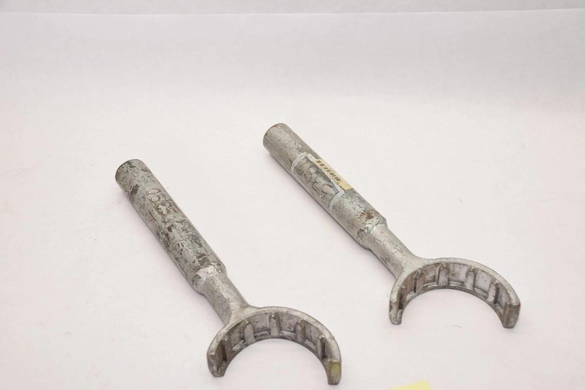 Used (Lot of 2) Barrel Nut Wrench Set Container Cap Seal Wrench