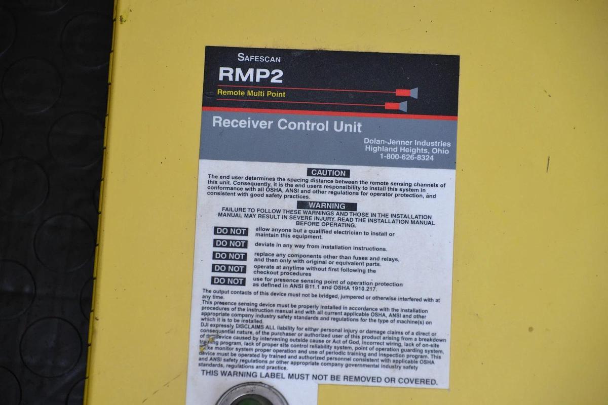 Used DOLAN-JENNER SAFESCAN RMP2 RECEIVER CONTROL UNIT 400-10082 400 10082 40010082