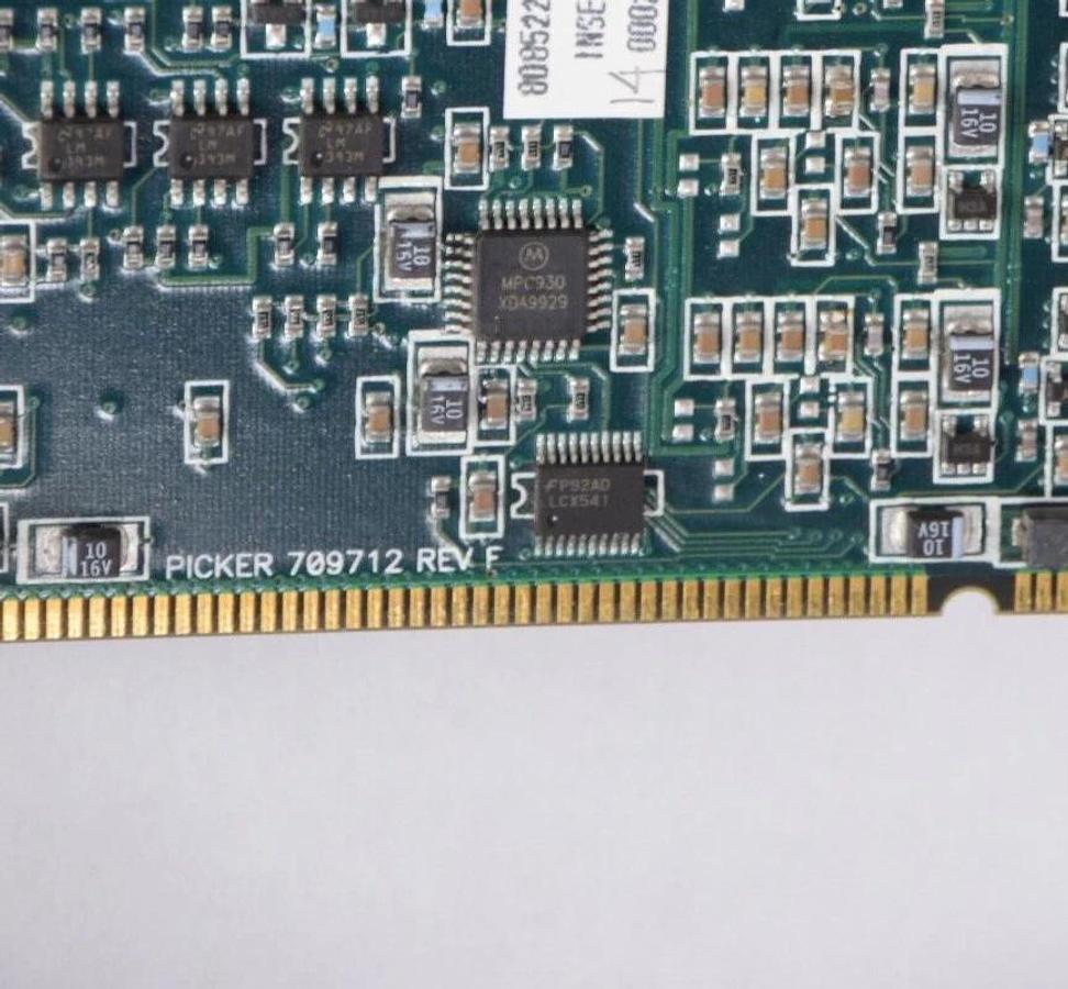 Used PICKER / INSERVCO INC. 709712 Rev F 808522 Rev B Board Card