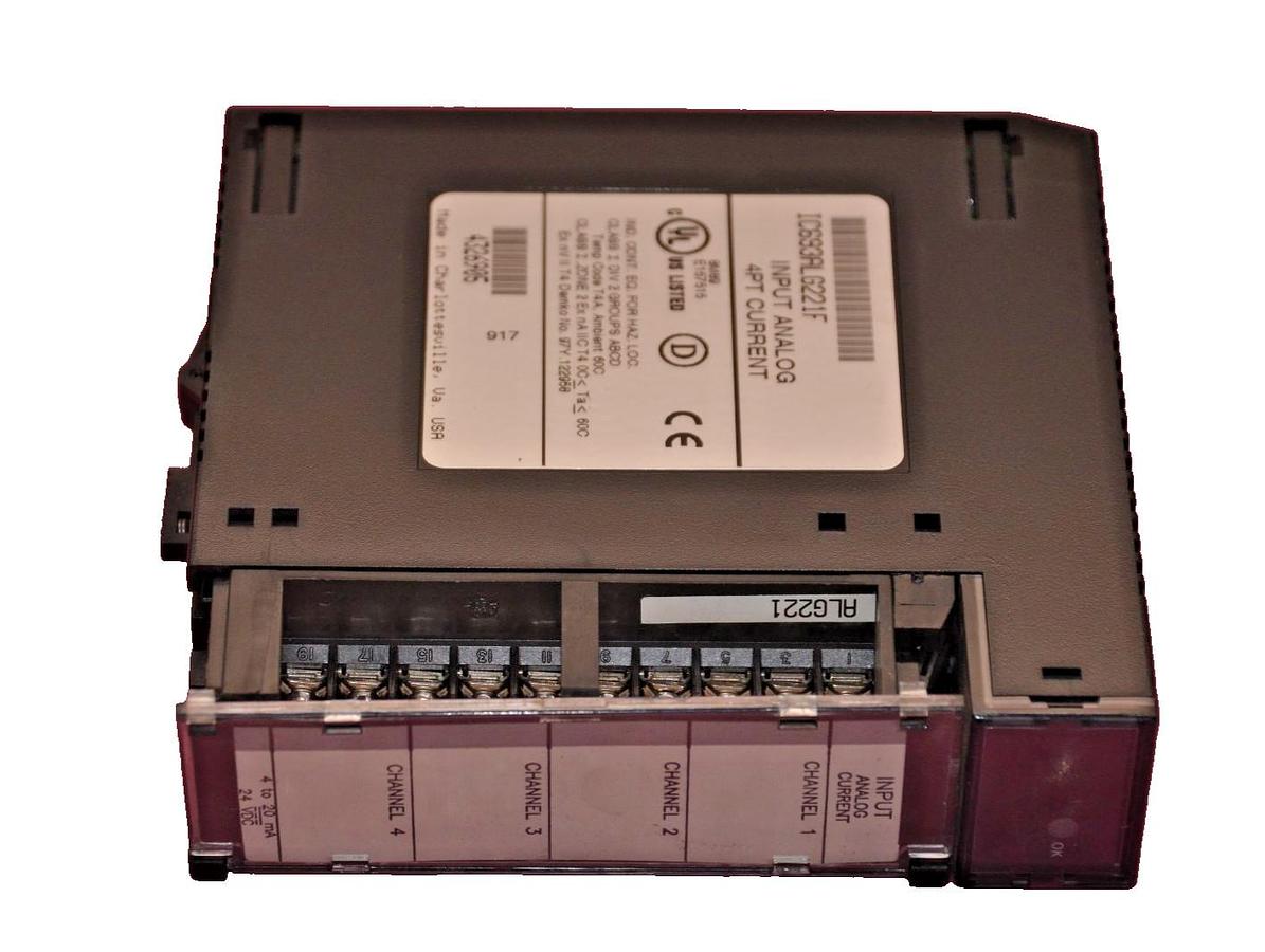 Used GENERAL ELECTRIC GE INPUT ANALOG MODULE IC693ALG221F 4PT CURRENT