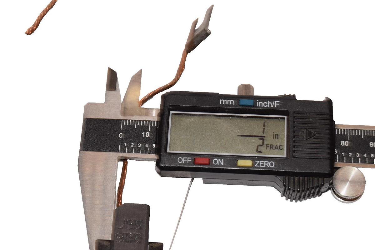 J59988 , J59 988 , 1" x 1/2" x 5/16" Carbon Motor Brush  (Lot of 4 - New)