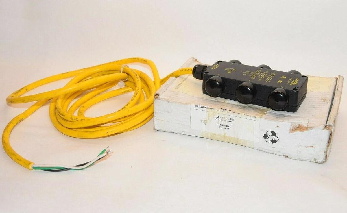 (New) TURCK 6RKF301-4M 6 RKF 301-4M U0910-14 Minifast MultiBox Connector