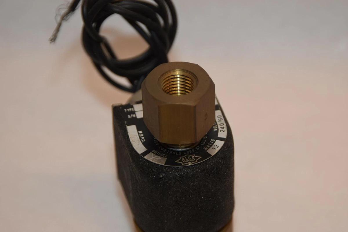 (NEW) ALCO 3140A 1/8" Orifice 12W 240/60V Solenoid Valve
