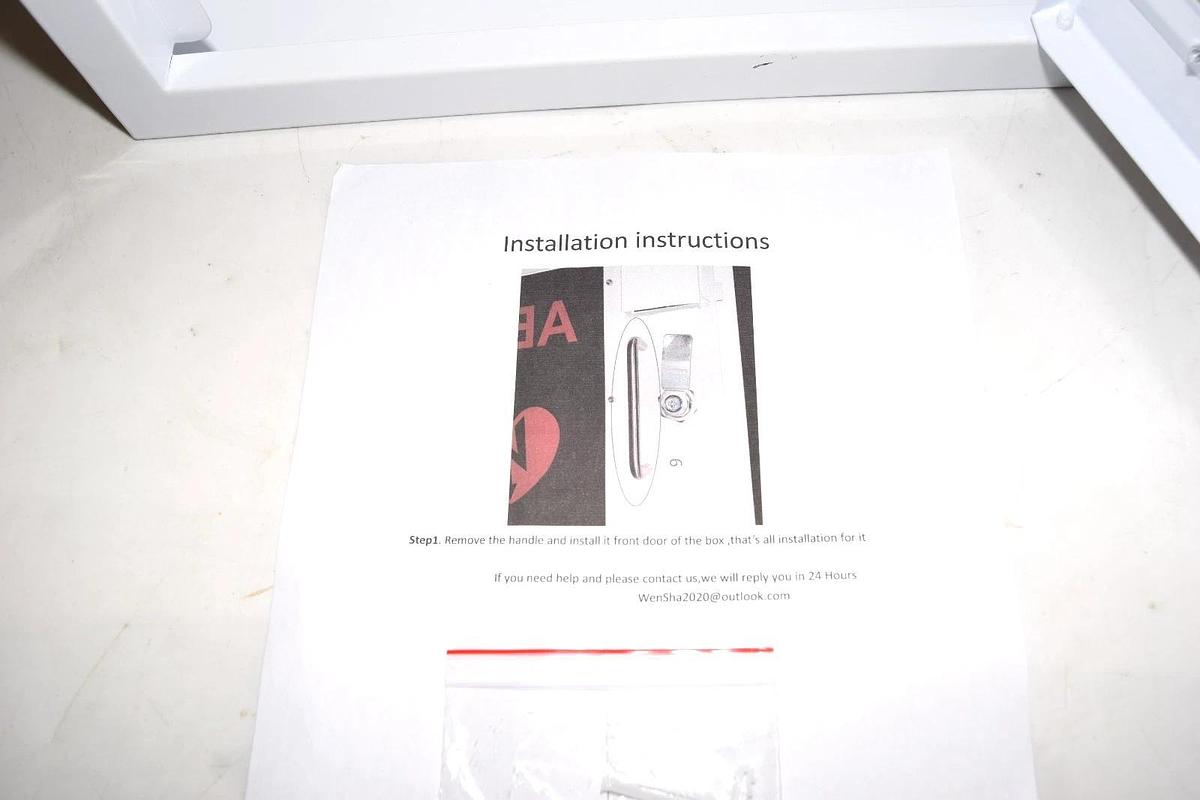 NLShan Wall-Mounted AED Steel Defibrillator Storage Case 14.2"x7.8"x15.7"