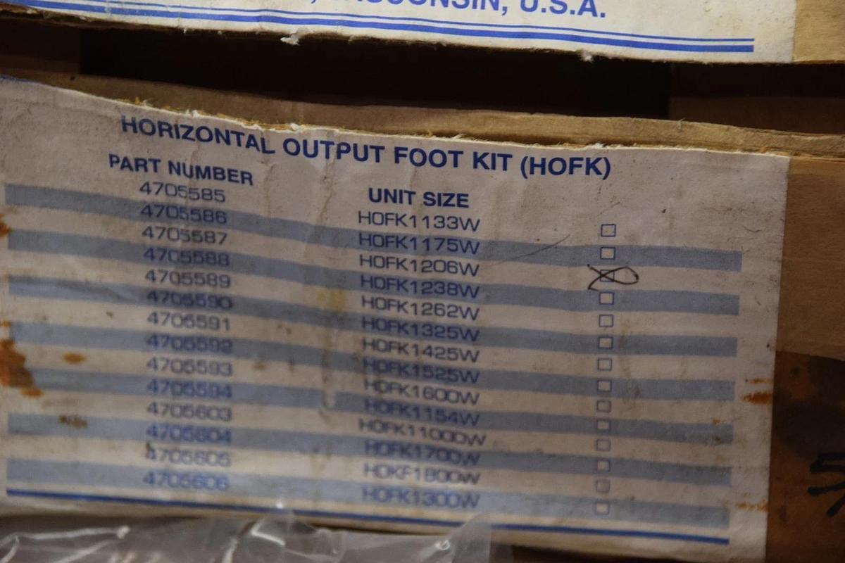 FALK CORPORATION HOFK12O6W H0FK1206W HORIZONTAL OUTPUT FOOT KIT NEW
