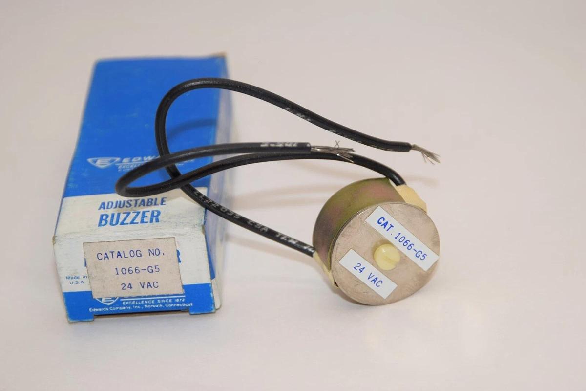 (NEW) EDWARDS 1066-G5 1066G5 24Vac Adjustable Buzzer