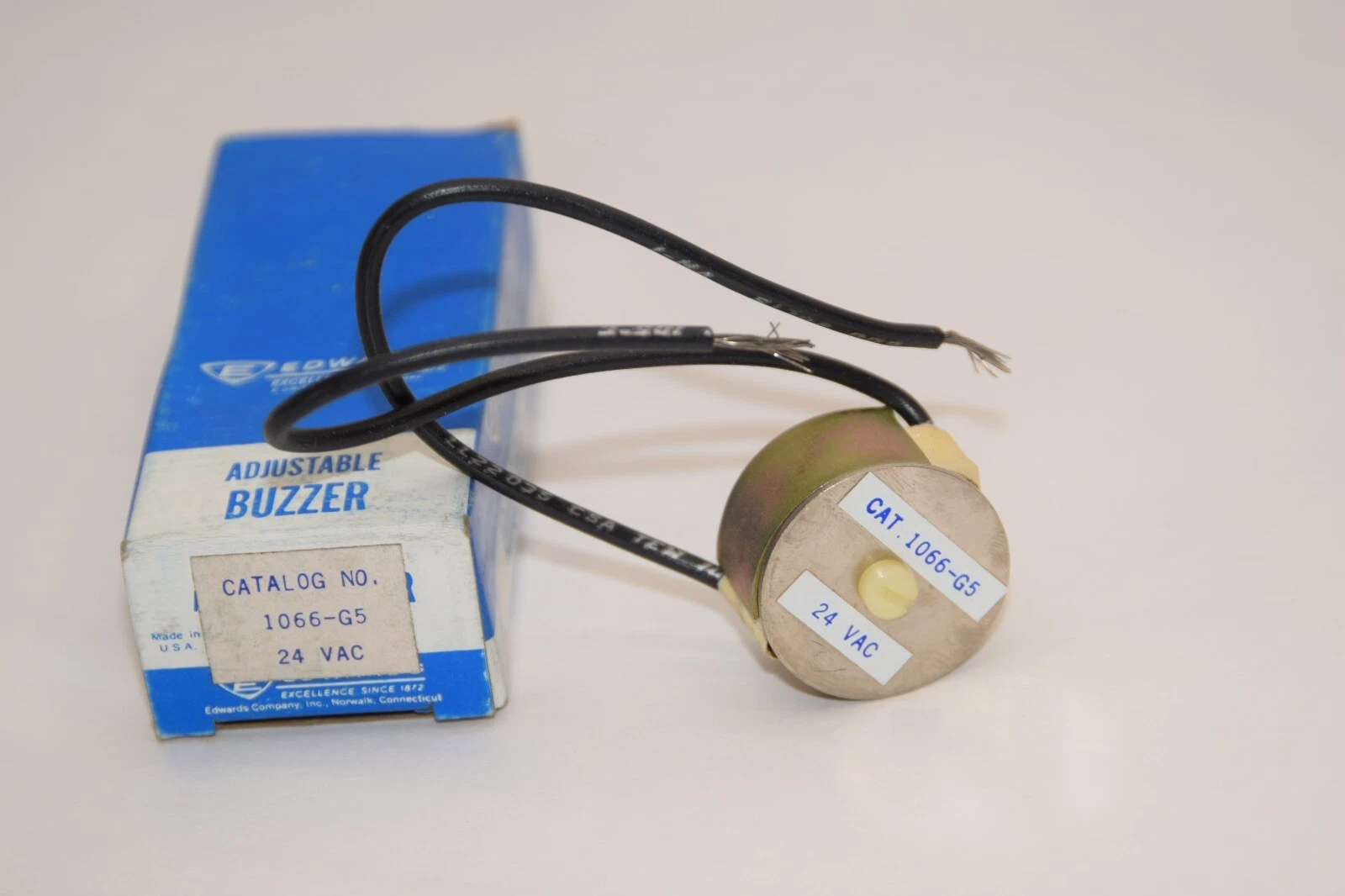 (NEW) EDWARDS 1066-G5 1066G5 24Vac Adjustable Buzzer