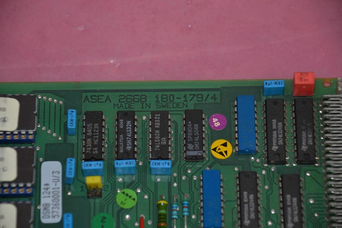 Used ABB ASEA CIRCUIT BOARD CARD DSMB124 DSMB 124 6I 57360001-U/3 2668 180-179/4