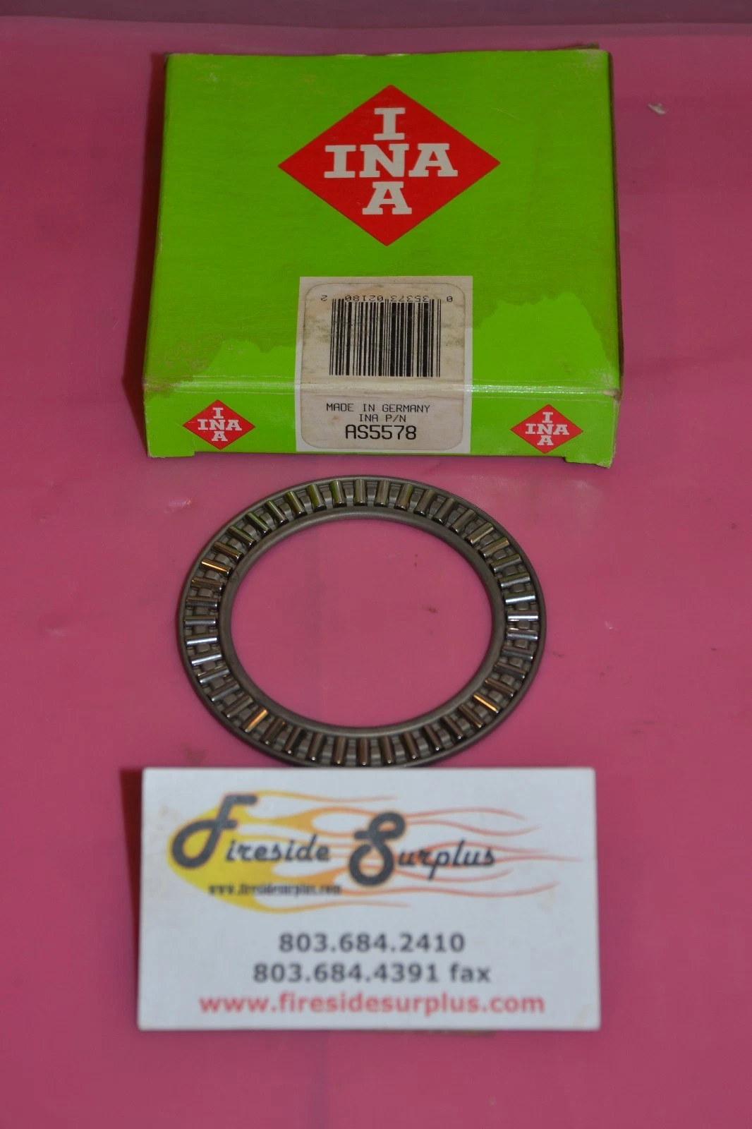 INA ROLLER BEARING WASHER AS5578 AS 5578 AS-5578 NEW