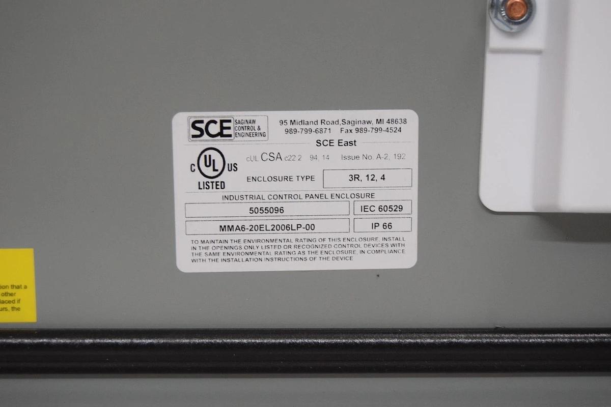 Used M&M Refrigeration Reciprocating Compressor ControlPanel M100408G11 Missing Board